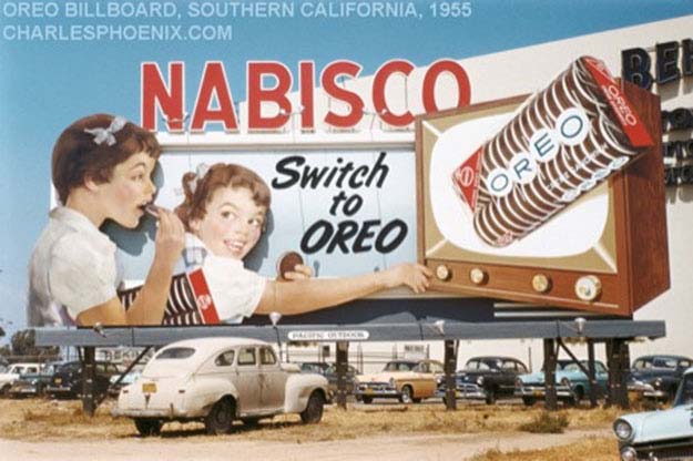 An Oreo Billboard L.A. 1955