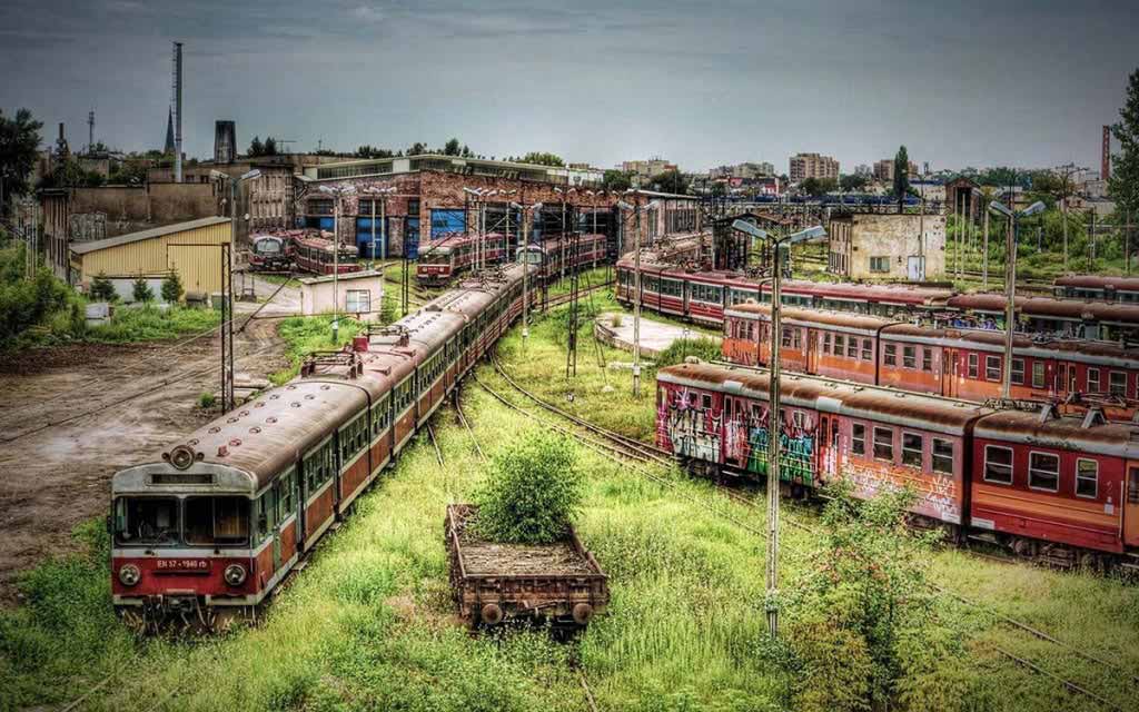 Częstochowa, Poland’s abandoned train depot