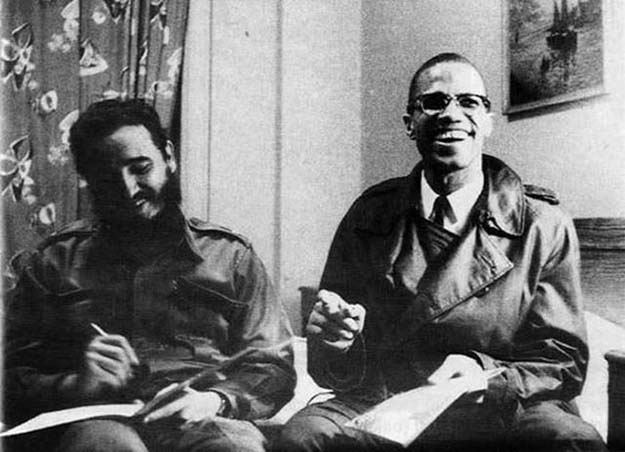 Fidel Castro and Malcom X