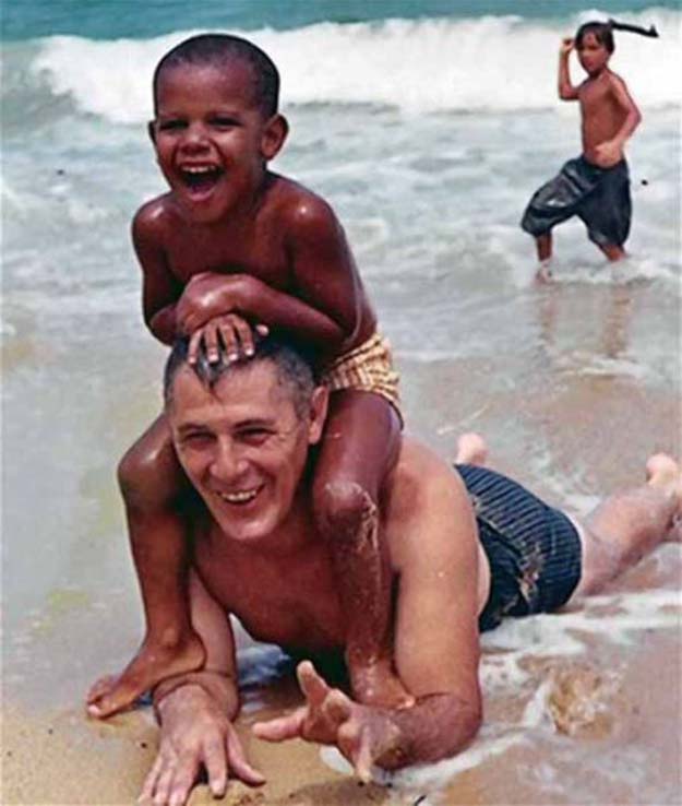 Obama & his grandfather