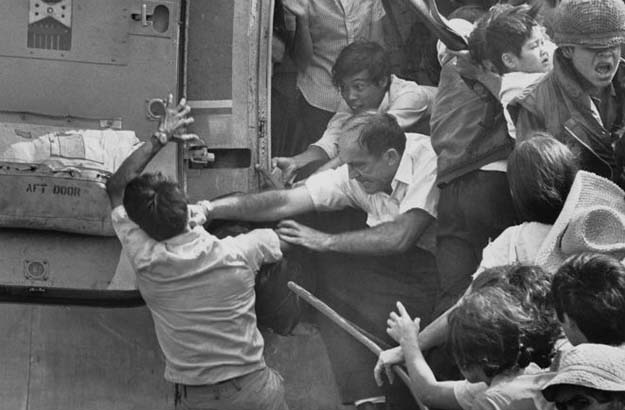 Evacuating Saigon, April 30, 1975