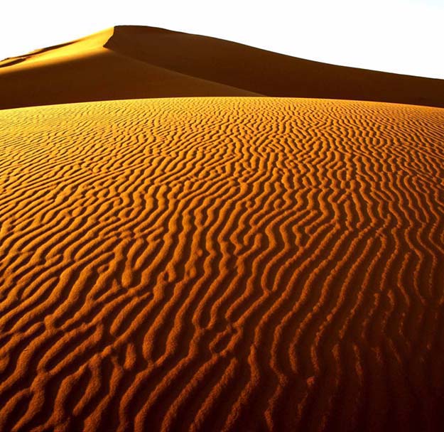 The Sahara Desert dunes Egypt