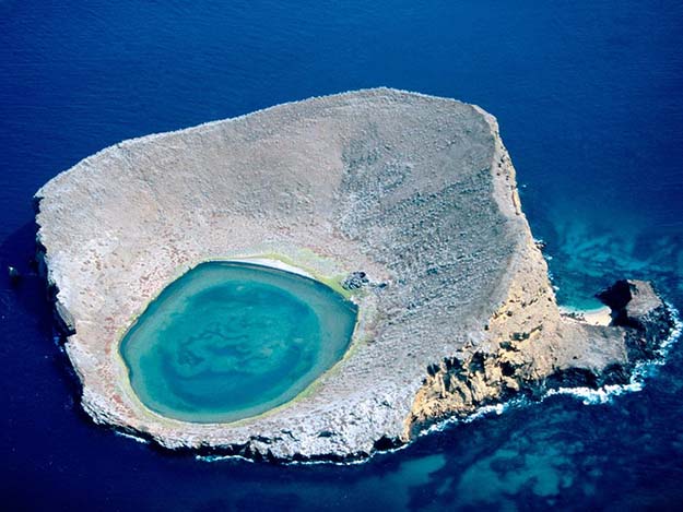 Blue Lagoon Galapagos Islands in Ecuador