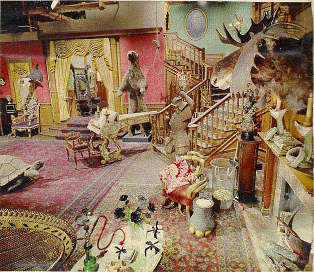 The Original Addam’s Family set Photographed in Color