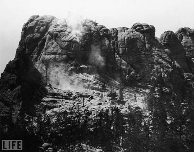 Mount Rushmore as it appeared in its more natural state