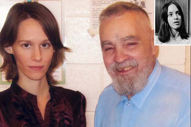Charles Manson and his soon-to-be wife, 25 year old “Star”, who just happens to resemble Susan Atkins