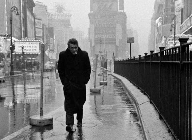 James Dean Walking In NYC, 1955