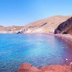 Santorini’s Red Beach Akrotiri, Greek Islands