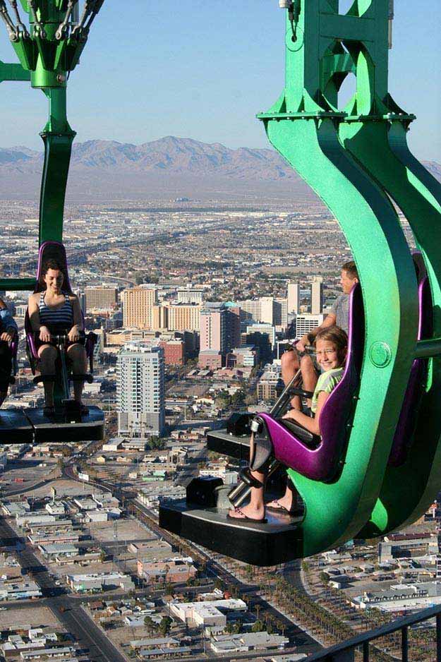 A ride at the Stratosphere Tower in Las Vegas