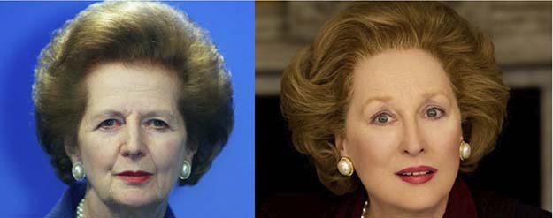 Margaret Thatcher (Meryl Streep in The Iron Lady)
