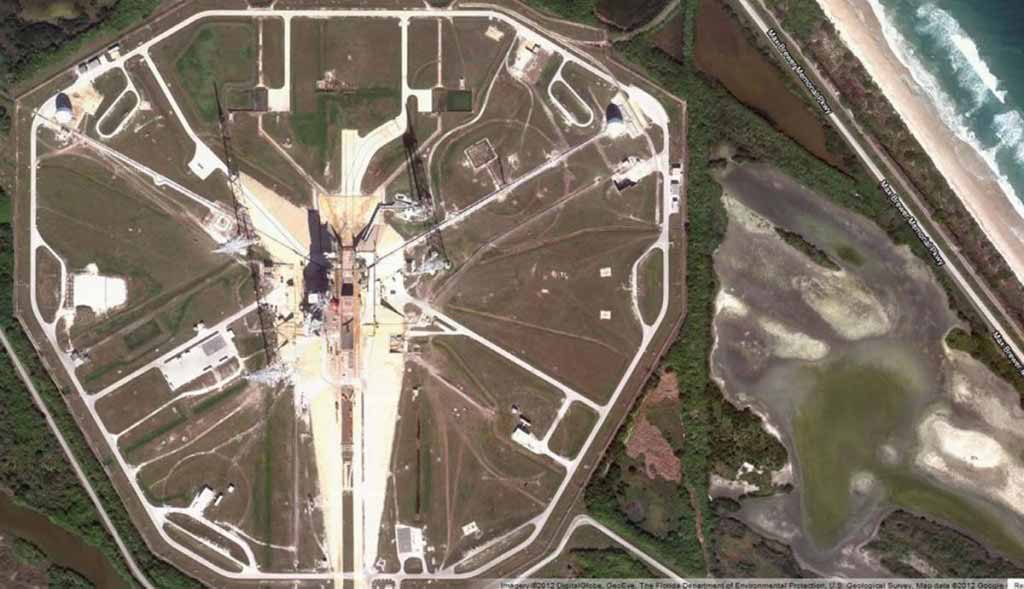 Previous Launching Pad for Space Shuttle Endeavour at NASA’s Kennedy Space Center, Florida.
