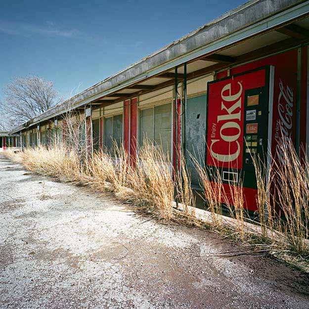 A long-forgotten motel on the plains of Texas