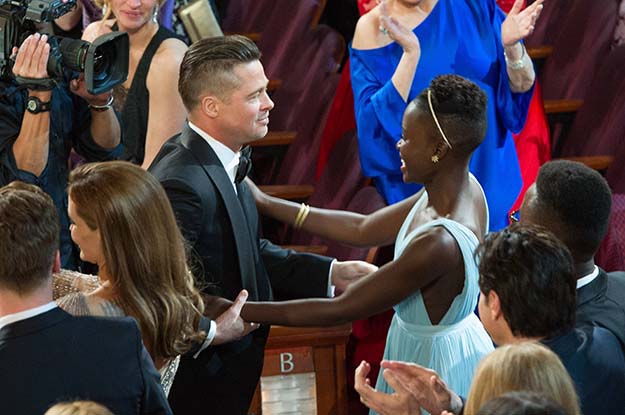 Some Cool Behind The Scene Shots Of Lupita Nyong’o Winning The Oscar And The Rest Of Her Night Afterwards