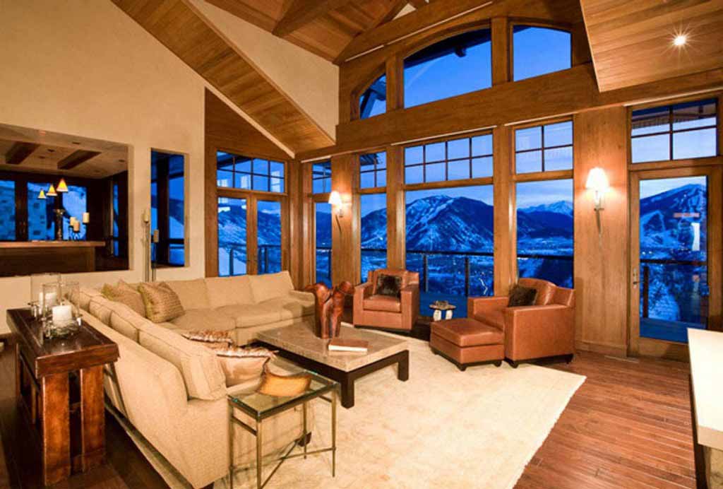 This room with a view has an awesome vantage point to plan your next ski adventure…