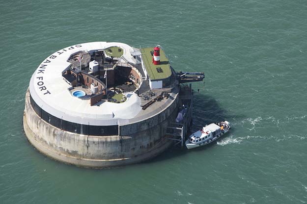 19th Century English Sea Fort Converted Into Luxury Hotel