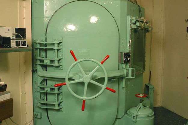 A handout picture shows a gas chamber at San Quentin prison in California, November 23, 2005.