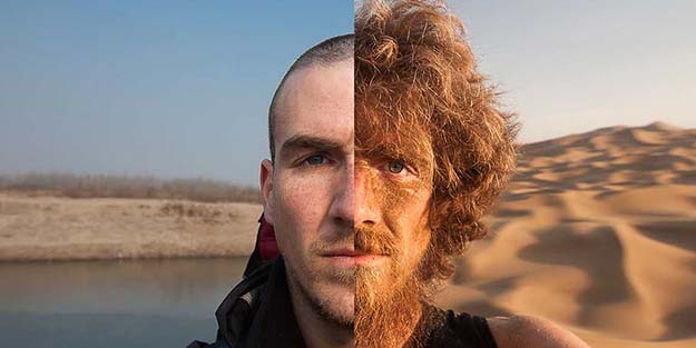 A year of walking across China, before and after
