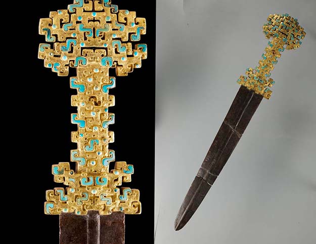 Chinese Qin Sword with Gold Openwork Handle 770 – 476 B.C.