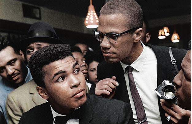 Malcolm X chats with Muhammad Ali – New York 1963