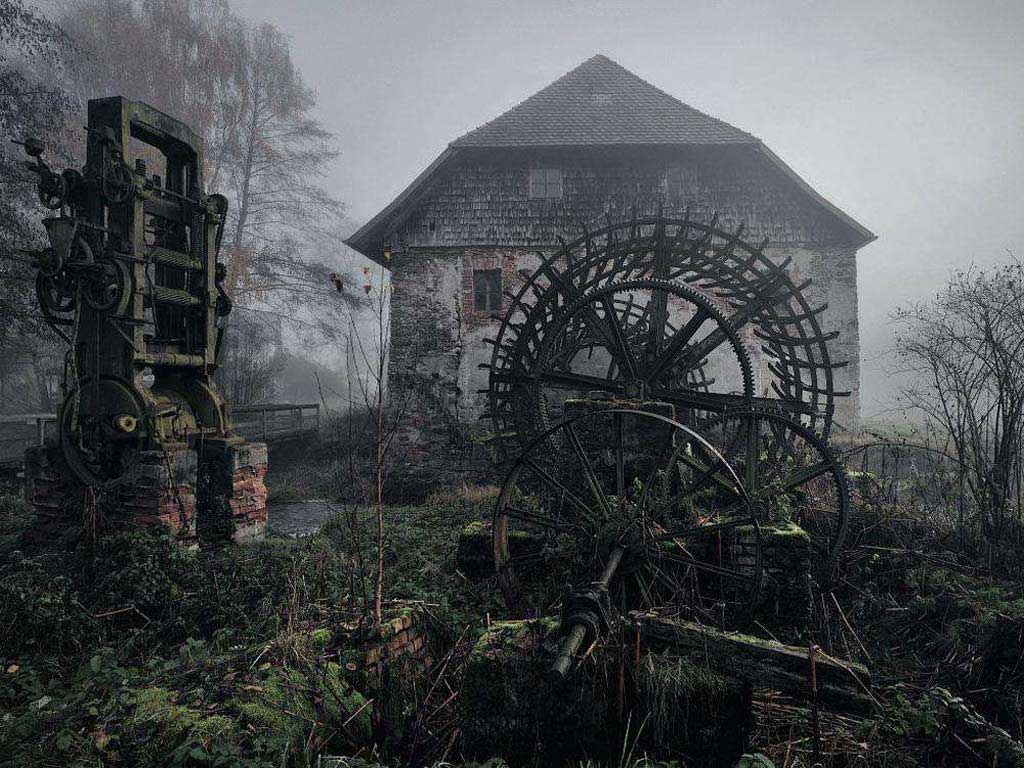 Old mill in Eastern Bavaria, Germany