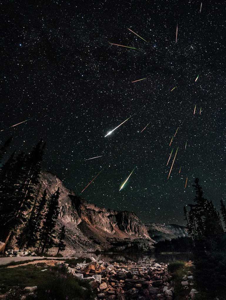 the perseids meteor shower