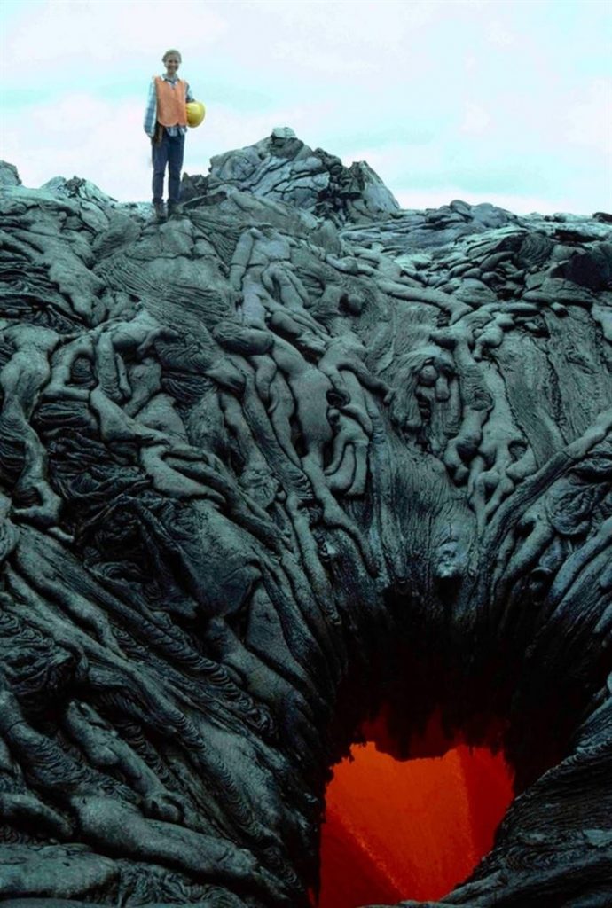 This molten lava looks like the gates to hell