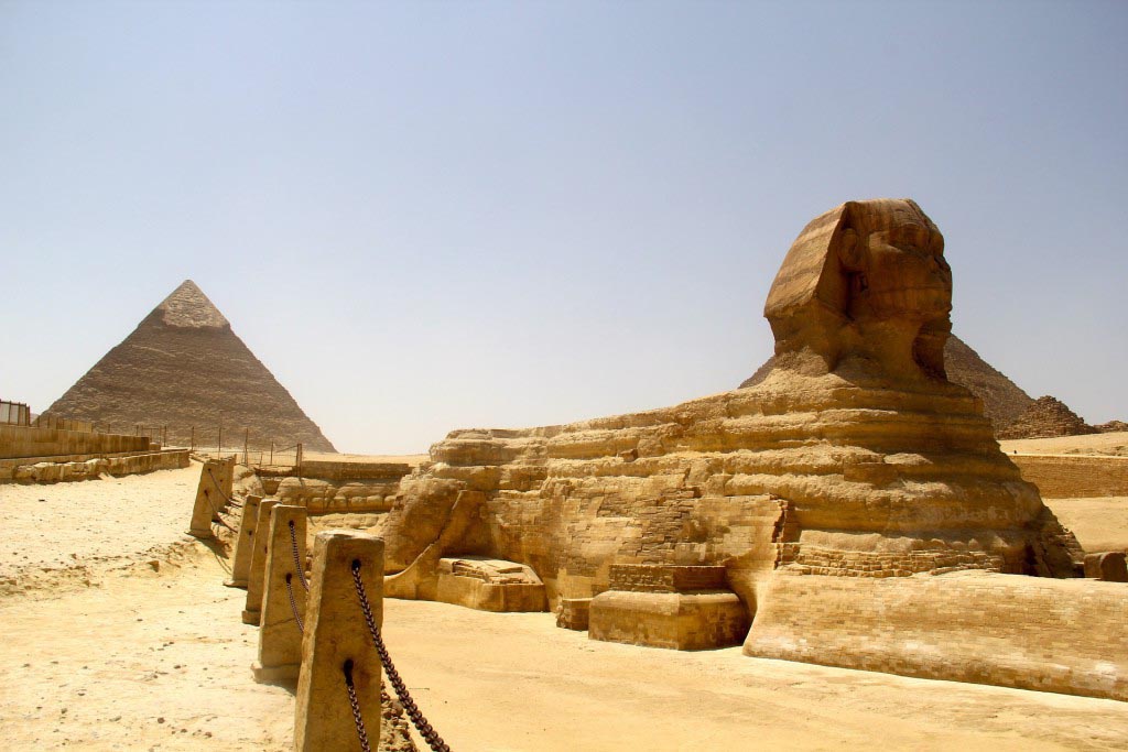 The Pyramids and the Sphinx