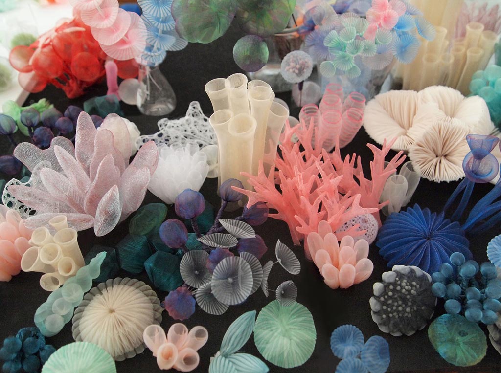 Translucent Textiles Cast Organisms