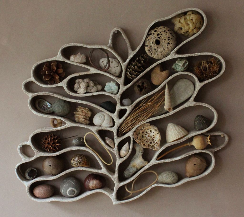 Natural Objects in Sprawling Wall Displays